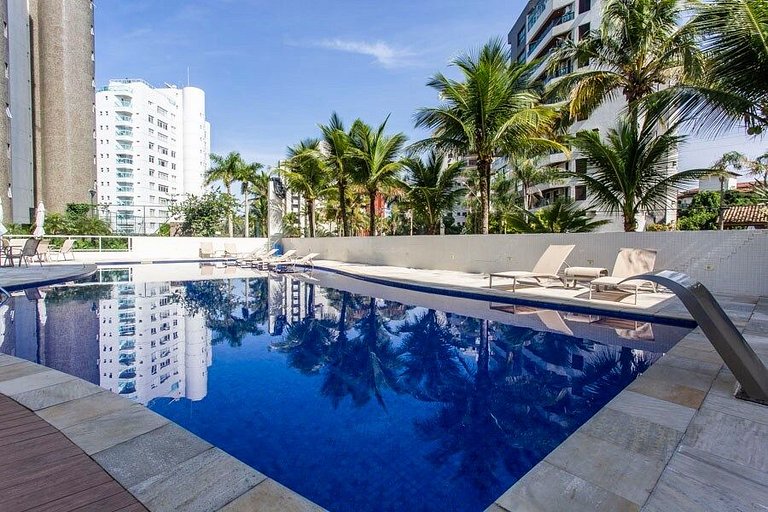 Wehome - 3 suítes, pé na areia, c/ varanda gourmet