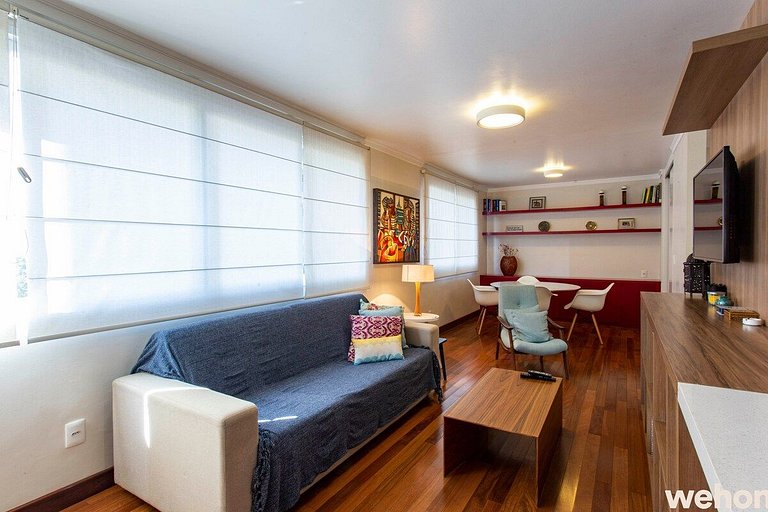 Wehome - Lindo e equipado, na melhor rua do Itaim!