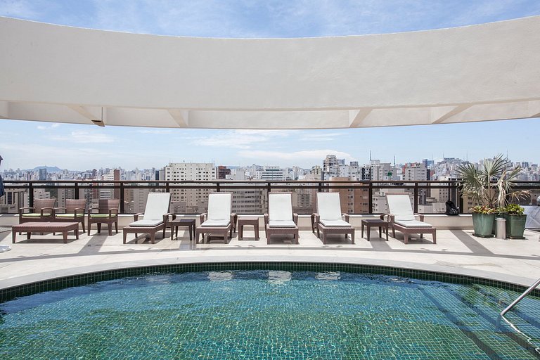 Wehome - 1 bedroom with a spectacular view in Itaim!