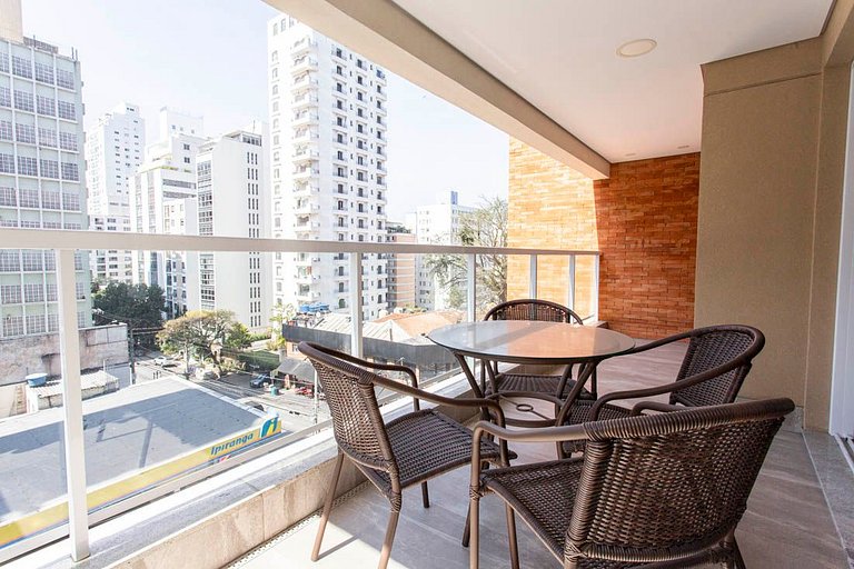 Wehome - No Jardins, 1 dorm, conforto e localização