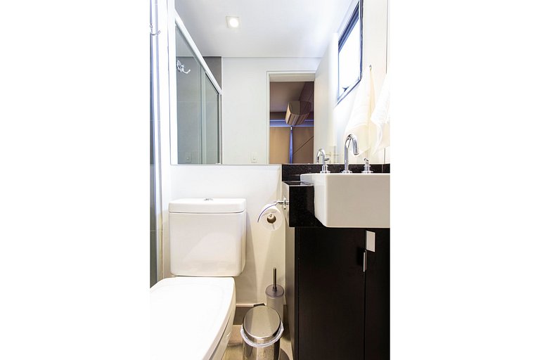 Wehome - 2 dorms, ar-condicionado e lazer completo