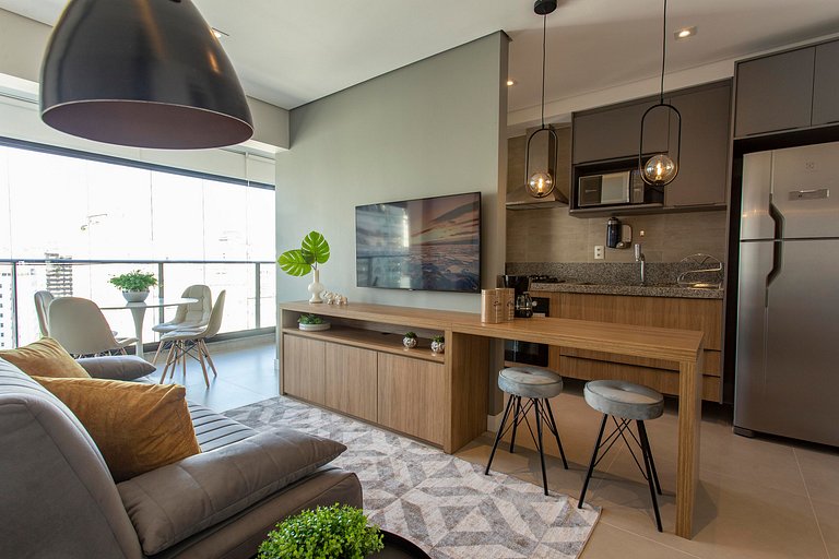 Flat de 1 quarto mobiliado na Vila Nova Conceição | WeHome
