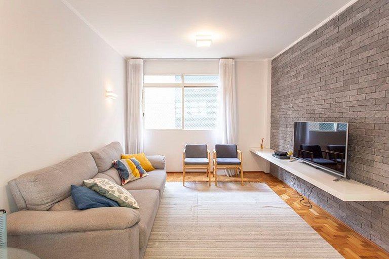 Wehome - 3 bedrooms, air cond, close to Paulista Av