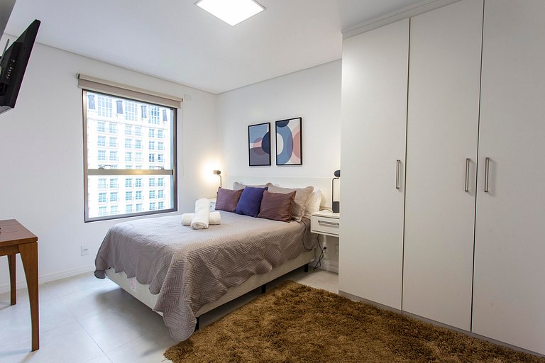 Wehome - O preferido do Brooklin, com 2 quartos e ar-condici