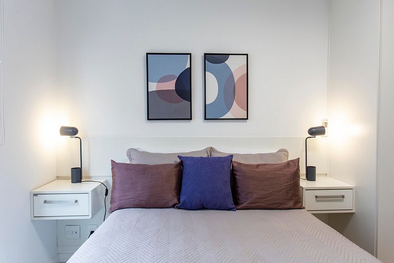 Wehome - O preferido do Brooklin, com 2 quartos e ar-condici