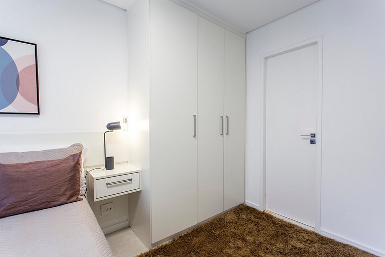 Wehome - O preferido do Brooklin, com 2 quartos e ar-condici