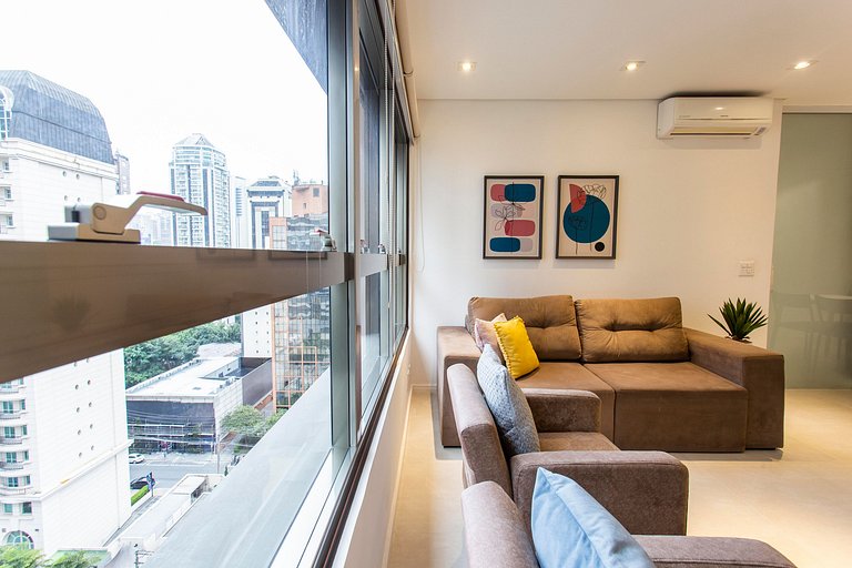 Wehome - O preferido do Brooklin, com 2 quartos e ar-condici