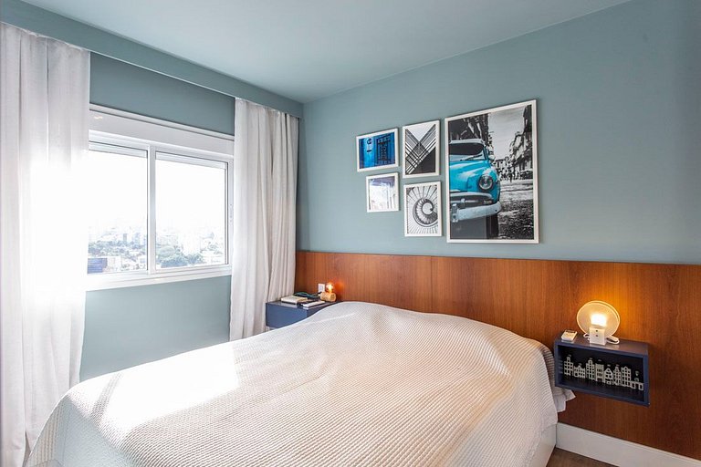 Flat de 2 habitaciones en Pinheiros | Dna Pinheiros | WeHome