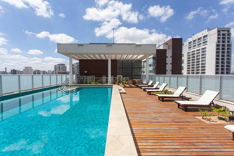 Wehome - Lindo studio ao lado do Shopping Morumbi e EZTower