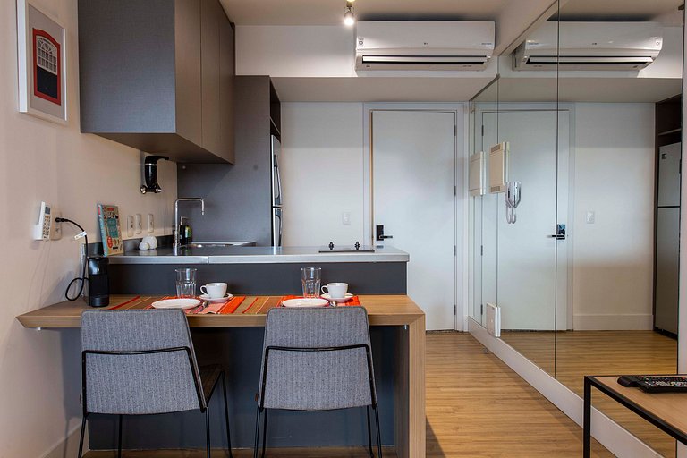 Flat de 1 quarto no Itaim Bibi | Forma Itaim | WeHome