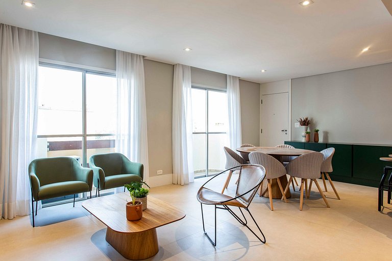 Flat de 3 quartos mobiliado no Alto de Pinheiros | WeHome