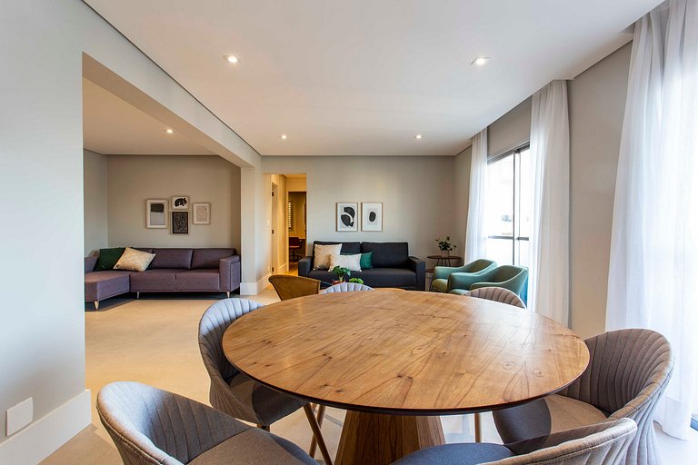 Flat de 3 quartos mobiliado no Alto de Pinheiros | WeHome
