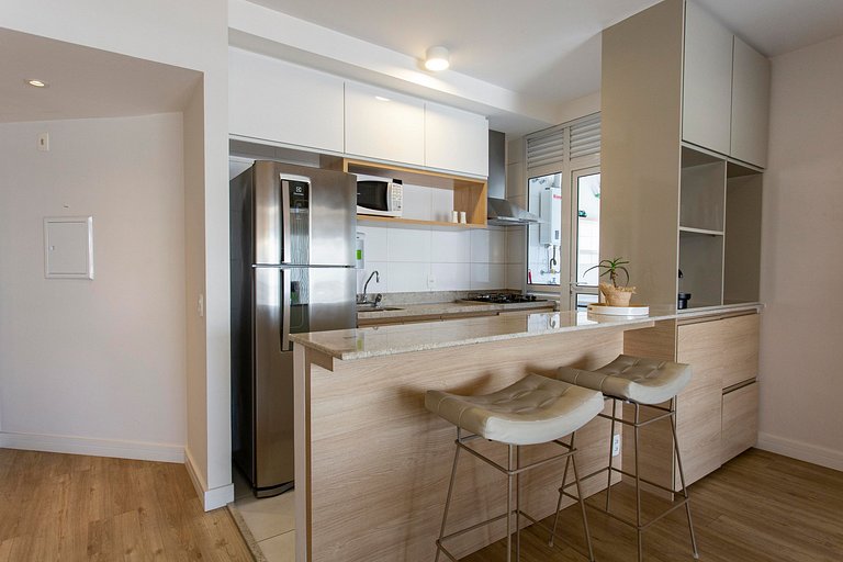 Wehome - Apartamento novo, moderno e elegante na Av. JK