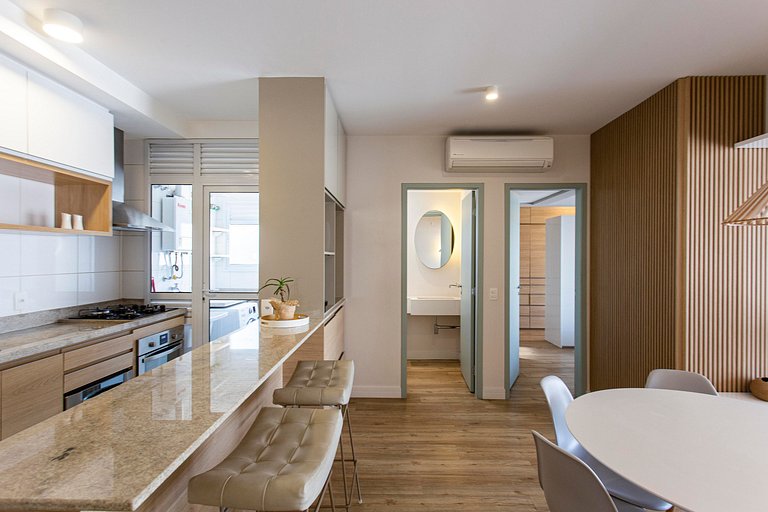 Wehome - Apartamento novo, moderno e elegante na Av. JK