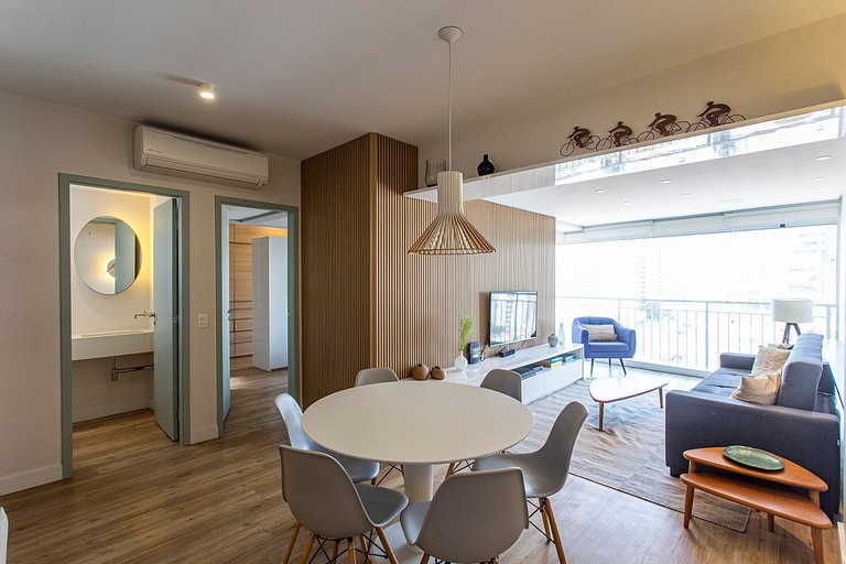 Wehome - Apartamento novo, moderno e elegante na Av. JK