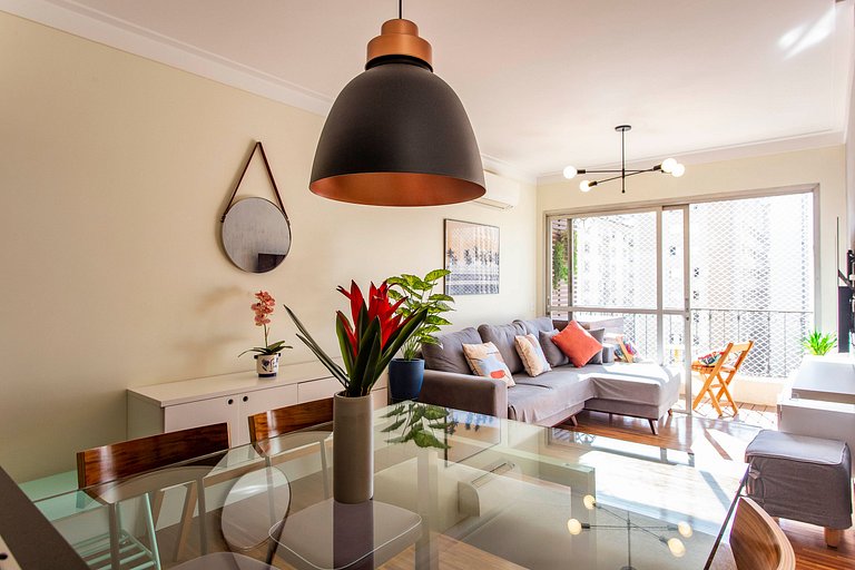 Wehome - Itaim Bibi: 2 bedrooms and AC