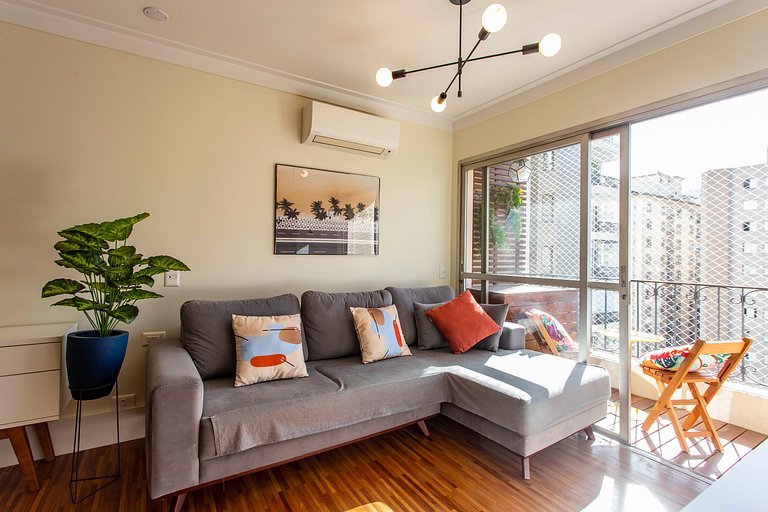 Wehome - Itaim Bibi: Dos habitaciones con aire acondicionado