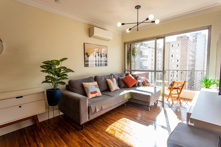 Wehome - Itaim Bibi: Dos habitaciones con aire acondicionado