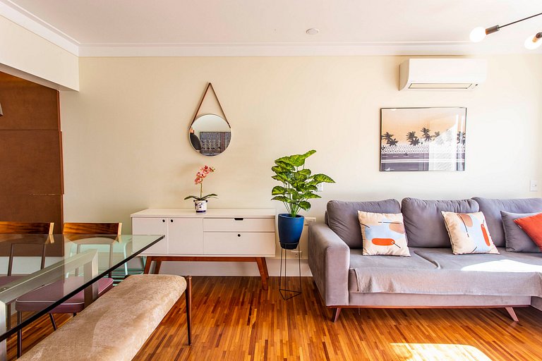 Wehome - Itaim Bibi: Two bedrooms with air conditioning