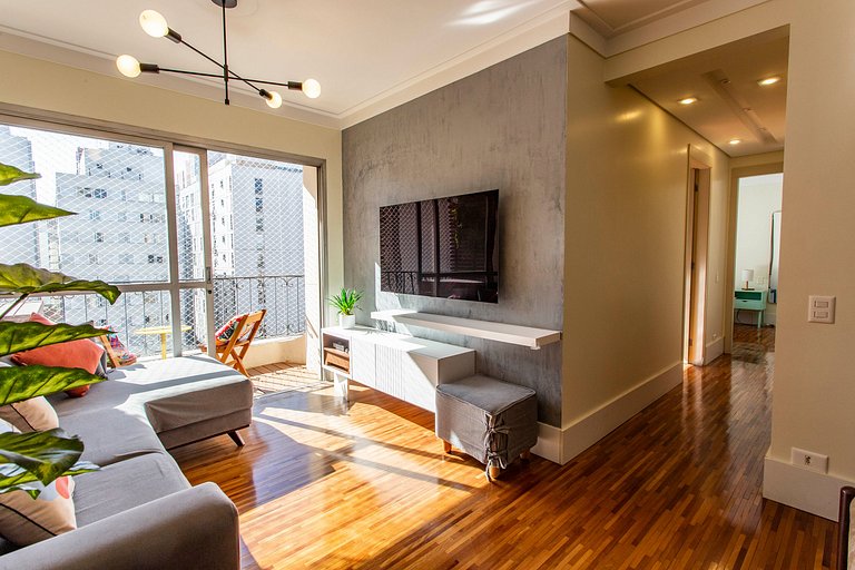 Wehome - Itaim Bibi: Two bedrooms with air conditioning