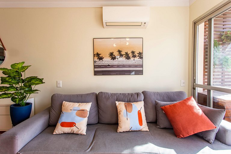 Wehome - Itaim Bibi: Two bedrooms with air conditioning