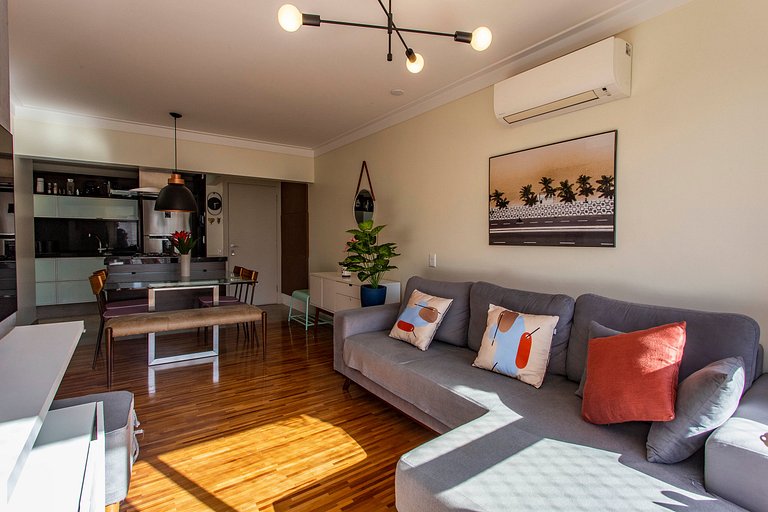 Wehome - Itaim Bibi: Dos habitaciones con aire acondicionado