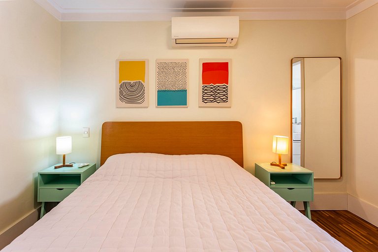 Wehome - Itaim Bibi: Two bedrooms with air conditioning