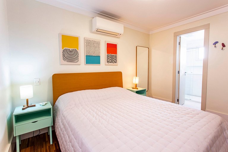 Wehome - Itaim - Dos habitaciones, aire acond