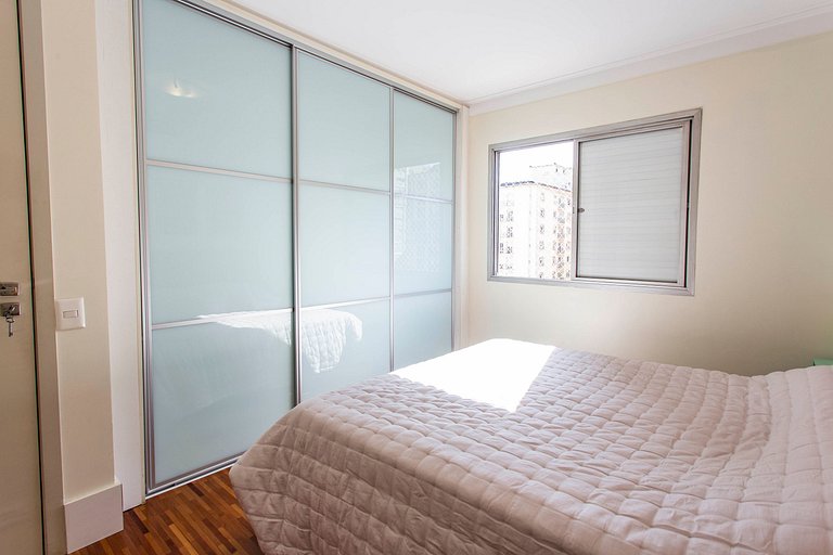 Wehome - Itaim Bibi: Dos habitaciones con aire acondicionado