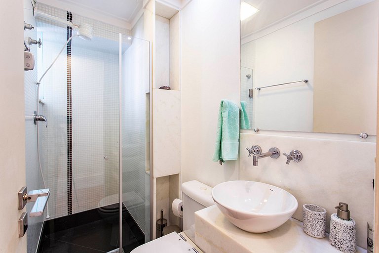 Wehome Itaim Bibi: 2 quartos e ar-condicionado