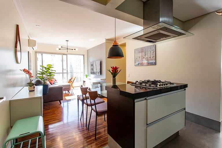 Wehome - Itaim Bibi: Dos habitaciones con aire acondicionado