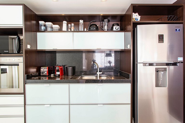 Wehome - Itaim Bibi: Dos habitaciones con aire acondicionado