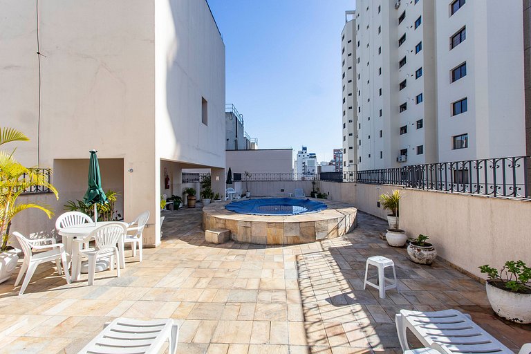 Wehome - Itaim Bibi: Two bedrooms with air conditioning