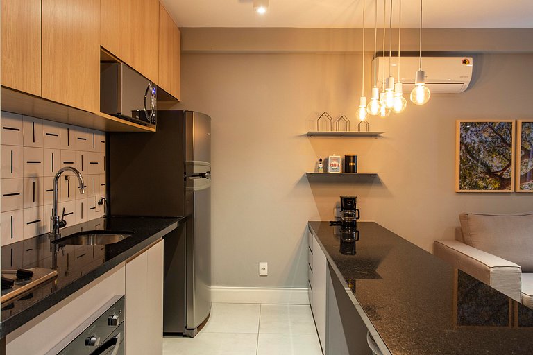 Wehome - Studio sofisticado c/ quintal nos Jardins