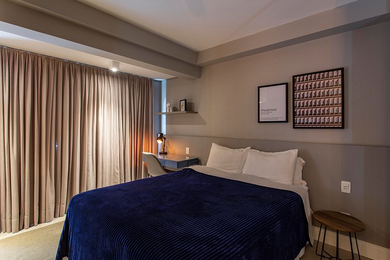 Wehome - Studio sofisticado c/ quintal nos Jardins