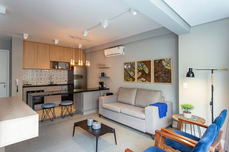 Wehome - Studio elegante com quintal, nos Jardins
