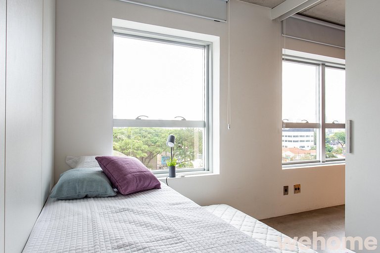 Wehome - Moderno, 2 quartos, infra completa