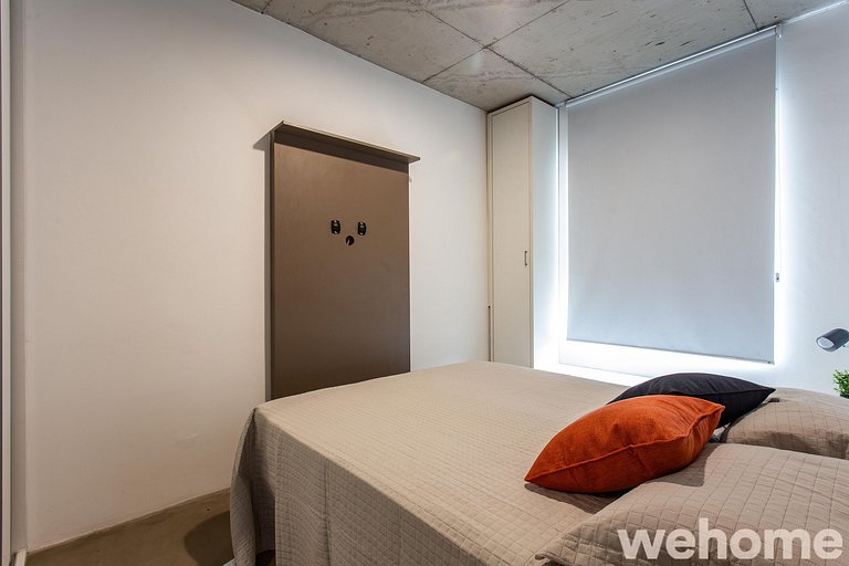 Wehome - Moderno, 2 quartos, infra completa