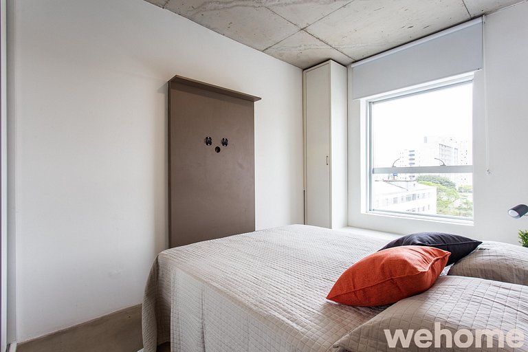 Wehome - Moderno, 2 habitaciones, infra completas