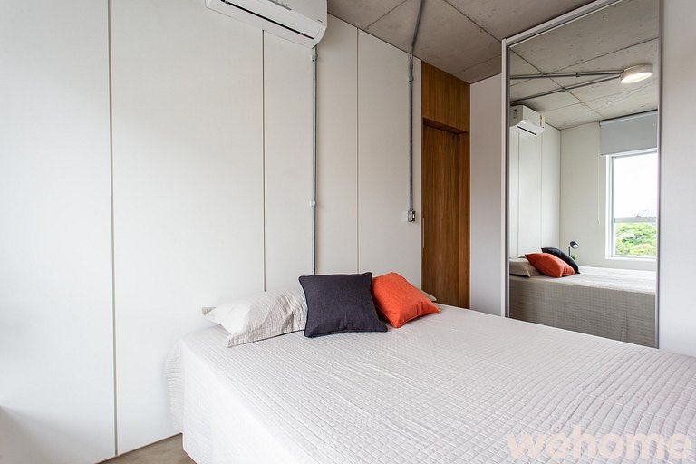 Wehome - Moderno, 2 quartos, infra completa