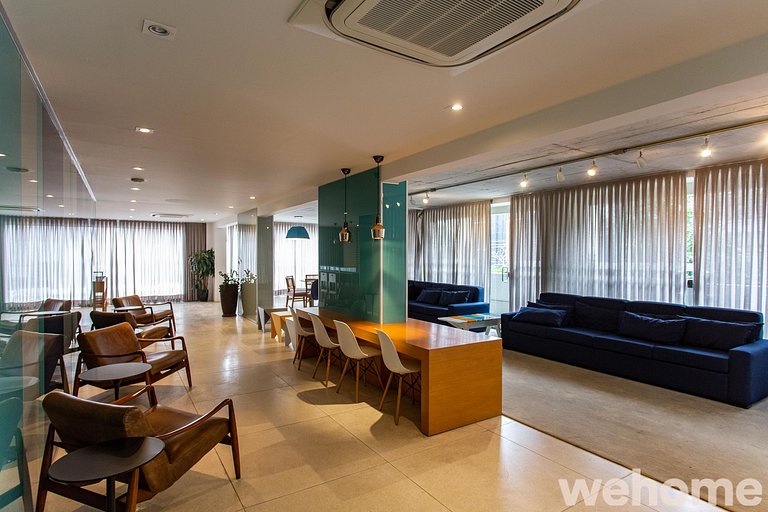 Wehome - Moderno, 2 dorms, infra completa