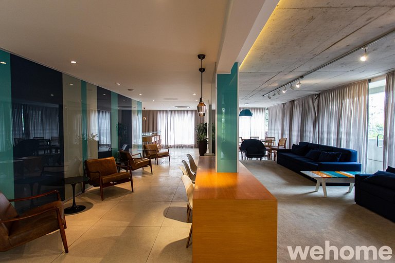 Wehome - Moderno, 2 dorms, infra completa