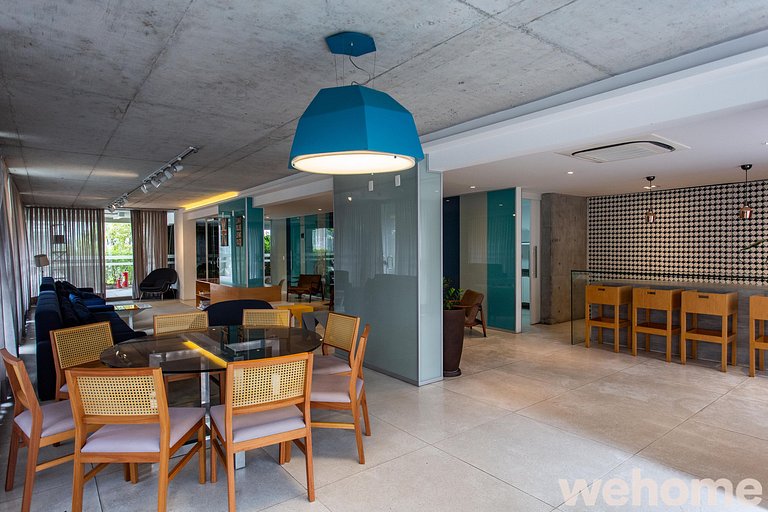 Wehome - Moderno, 2 dorms, infra completa