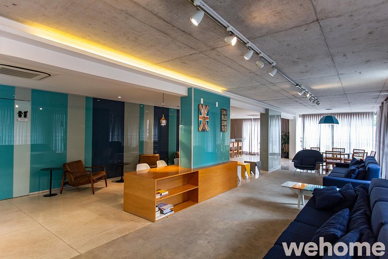 Wehome - Moderno, 2 dorms, infra completa