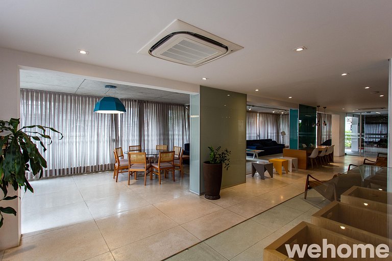 Wehome - Moderno, 2 dorms, infra completa