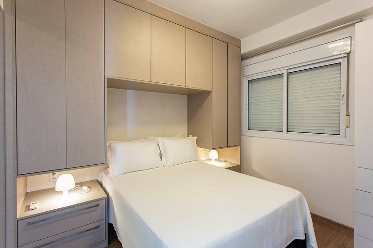 Wehome - 1 dorm, varanda e excelente localização