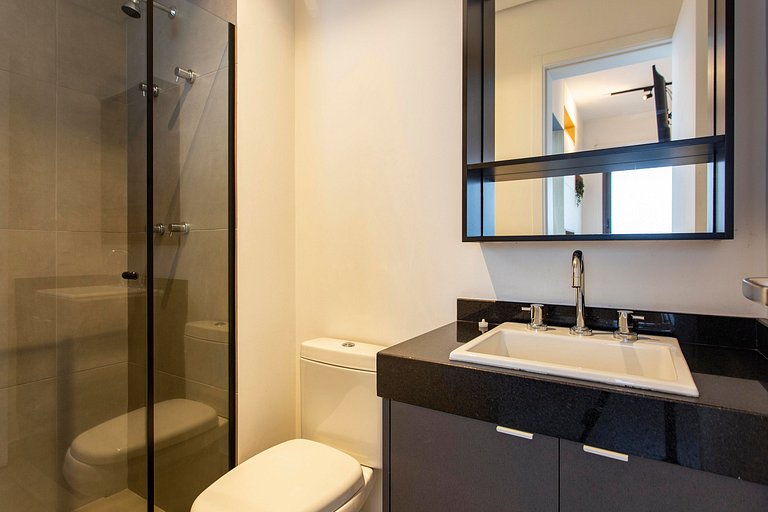 Wehome - Studio com lazer completo e coworking!