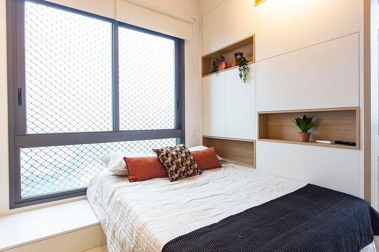 Wehome - Studio com lazer completo e coworking!