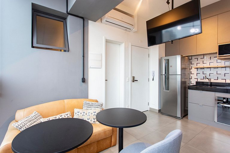 Wehome - Lindo estudio con área de ocio completa y coworking