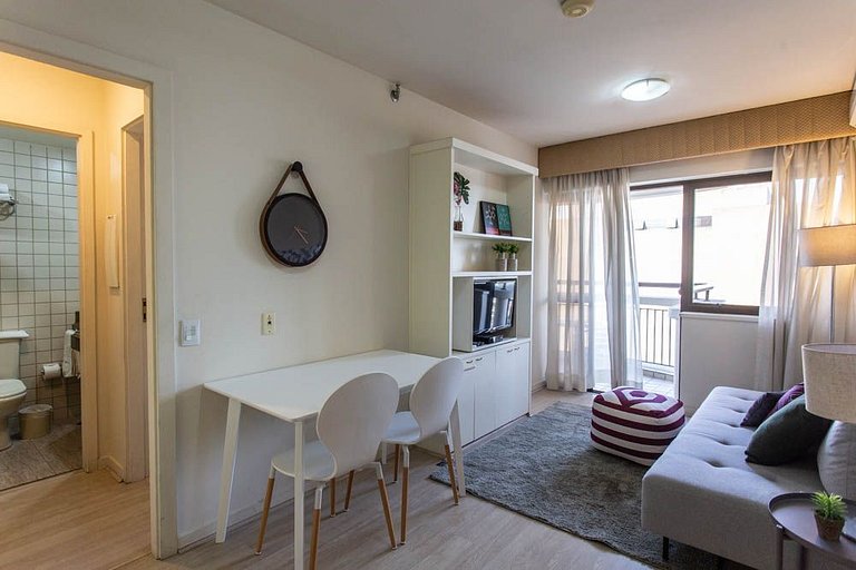 Flat de 1 quarto mobiliado no Itaim Bibi | WeHome